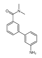 3-(3-aminophenyl)-N,N-dimethylbenzamide结构式