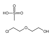 2-(2-chloroethoxy)ethanol,methanesulfonic acid结构式