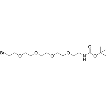 N-Boc-PEG4-bromide结构式