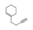 3-(cyclohexen-1-yl)propanenitrile结构式