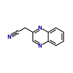 2-Quinoxalineacetonitrile structure