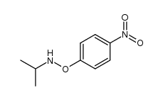 N-isopropyl-O-(4-nitrophenyl)hydroxylamine结构式