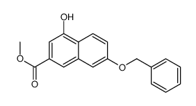 Methyl 7-(benzyloxy)-4-hydroxy-2-naphthoate Structure