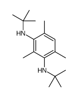 1-N,3-N-ditert-butyl-2,4,6-trimethylbenzene-1,3-diamine结构式