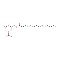 Glycerol 1,3-diacetate 2-myristate结构式
