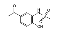 N-(5-ACETYL-2-HYDROXY-PHENYL)-METHANESULFONAMIDE Structure