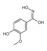 N,4-dihydroxy-3-methoxybenzamide结构式