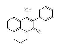 4-hydroxy-3-phenyl-1-propylquinolin-2-one结构式