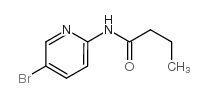 N-(5-溴吡啶-2-基)丁酰胺结构式