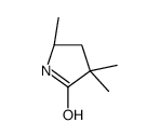 (5R)-3,3,5-trimethylpyrrolidin-2-one结构式