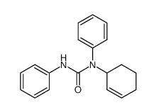 1-(cyclohex-2-enyl)-1,3-diphenylurea Structure