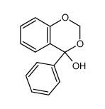 1,3-Benzodioxan-4-ol,4-phenyl-(8CI) structure