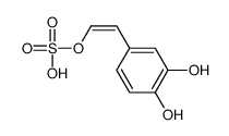 2-(3',4'-dihydroxyphenyl)ethylene sulfate structure