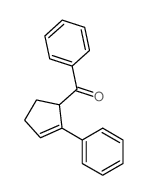 Methanone,phenyl(2-phenyl-2-cyclopenten-1-yl)- Structure
