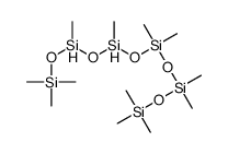 [dimethyl-[methyl-[methyl(trimethylsilyloxy)silyl]oxysilyl]oxysilyl]oxy-dimethyl-trimethylsilyloxysilane Structure