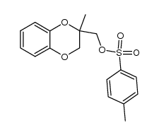 2,3-dihydro-2-methyl-1,4-benzodioxin-2-methyl 4-tolylsulfonate结构式