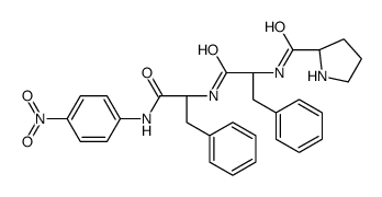 (2R)-N-[(2S)-1-[[(2S)-1-(4-nitroanilino)-1-oxo-3-phenylpropan-2-yl]amino]-1-oxo-3-phenylpropan-2-yl]pyrrolidine-2-carboxamide结构式
