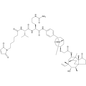 MC-Val-Cit-PAB-Retapamulin Structure