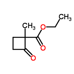 Cyclobutanecarboxylic acid, 1-methyl-2-oxo-, ethyl ester (9CI)结构式