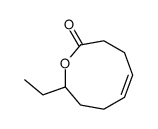 2-ethyl-3,4,7,8-tetrahydro-2H-oxonin-9-one Structure