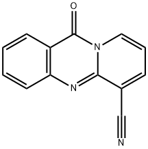 11-Oxo-11H-pyrido[2,1-b]quinazoline-6-carbonitrile structure