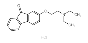 2-(2-diethylaminoethoxy)fluoren-9-one Structure