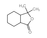 1(3H)-Isobenzofuranone,hexahydro-3,3-dimethyl-, (3aR,7aS)-rel- Structure