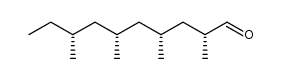 (2R,4R,6R,8R)-2,4,6,8-tetramethyl-1-decanal结构式