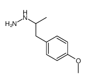1-(p-Methoxy-α-methylphenethyl)hydrazine Structure