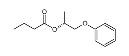 (R)-1-phenoxypropan-2-yl butyrate结构式