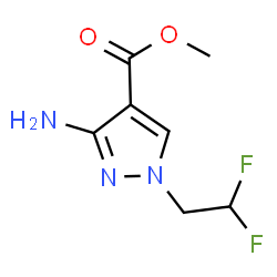 Methyl 3-amino-1-(2,2-difluoroethyl)-1H-pyrazole-4-carboxylate picture