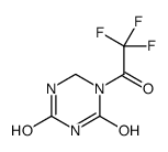 1,3,5-Triazine-2,4(1H,3H)-dione, dihydro-1-(trifluoroacetyl)- (9CI) structure