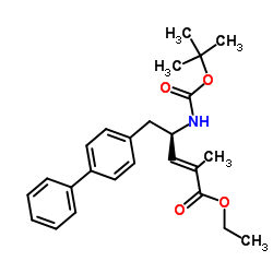 Ethyl (2E,4R)-5-(4-biphenylyl)-2-methyl-4-({[(2-methyl-2-propanyl)oxy]carbonyl}amino)-2-pentenoate picture