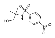 N-(1-hydroxy-2-methylpropan-2-yl)-4-nitrobenzenesulfonamide Structure