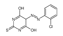 5-[(2-chlorophenyl)diazenyl]-2-sulfanylidene-1,3-diazinane-4,6-dione Structure