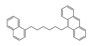 9-(6-naphthalen-1-ylhexyl)anthracene结构式
