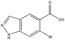 6-bromo-1H-indazole-5-carboxylic acid structure