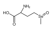 (2S)-2-amino-4-methylseleninylbutanoic acid Structure