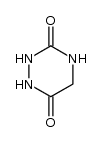 hexahydro-1,2,4-triazine-3,6-dione Structure