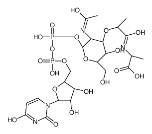 UDP-N-acetylmuramylalanine结构式