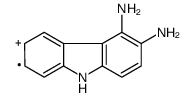 Aminylium,(3-amino-9H-carbazol-4-yl)- (9CI) structure