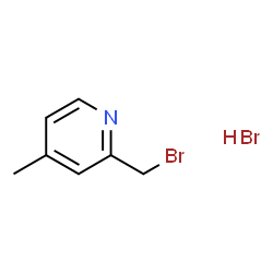 2-(Bromomethyl)-4-methylpyridine hydrobromide结构式