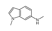 1H-Indol-6-amine,N,1-dimethyl-(9CI)结构式