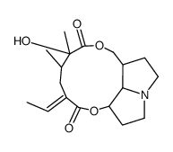 (1α,8β,12ξ,13ξ,15E)-1,2-Dihydro-12-hydroxysenecionan-11,16-dione结构式