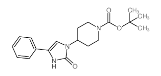 TERT-BUTYL 4-(2-OXO-4-PHENYL-2,3-DIHYDRO-1H-IMIDAZOL-1-YL)PIPERIDINE-1-CARBOXYLATE Structure