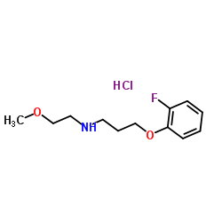 3-(2-Fluorophenoxy)-N-(2-methoxyethyl)-1-propanamine hydrochloride (1:1) Structure