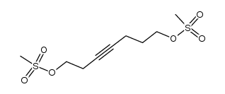 hept-3-yne-1,7-diyl dimethanesulfonate Structure