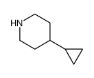Piperidine, 4-cyclopropyl- (9CI) structure