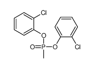 1-chloro-2-[(2-chlorophenoxy)-methylphosphoryl]oxybenzene Structure