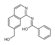 BENZAMIDE, N-[7-(HYDROXYMETHYL)-1-ISOQUINOLINYL]- Structure